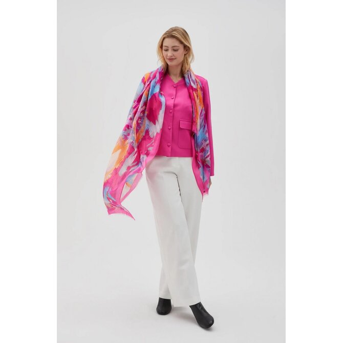Moodo šátek dámský TRAS růžová