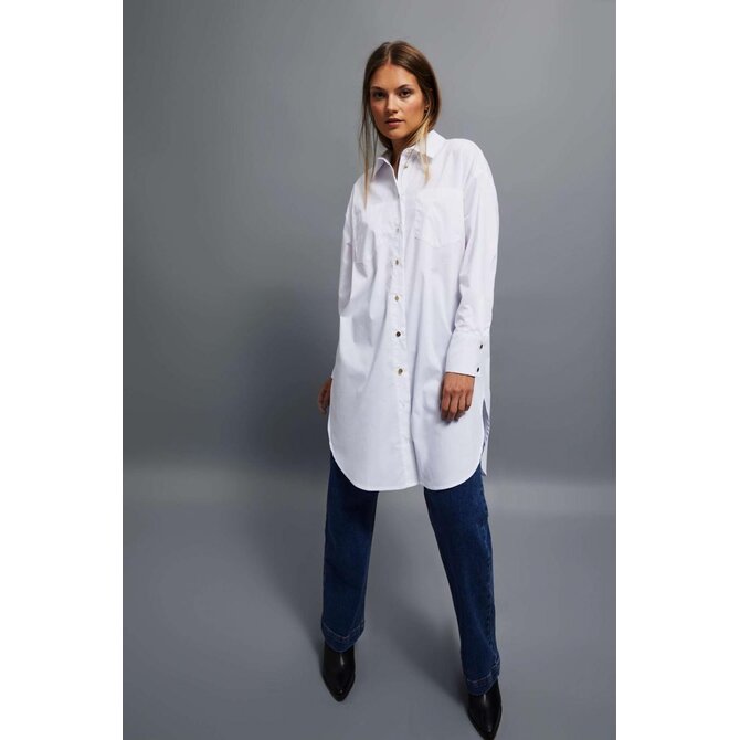 Moodo Košile dámská OVERS bílá, XS