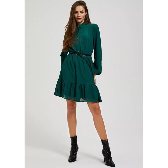 Moodo šaty dámské HUTO zelená, XS