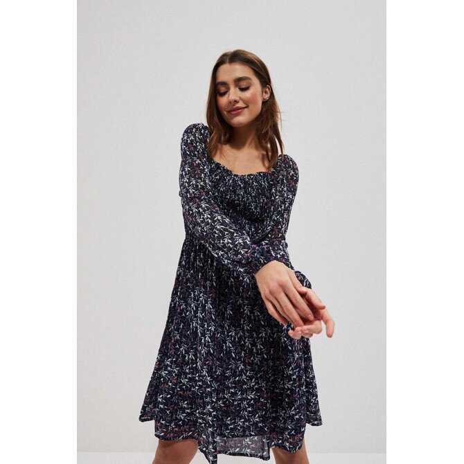 Moodo šaty dámské SYNTY tmavě modrá, XS