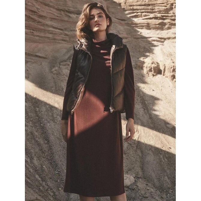 Moodo šaty dámské EDUI hnědá, S