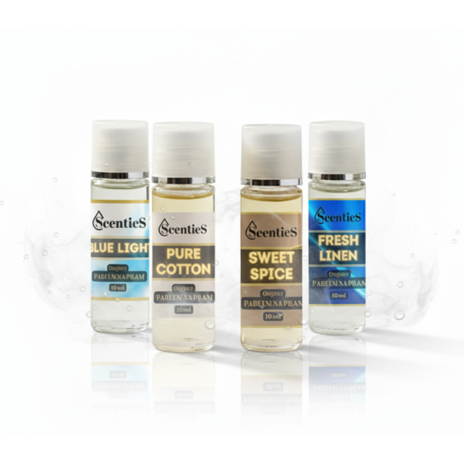 Parfémy na praní VZORKY 4 x 10 ml NEW