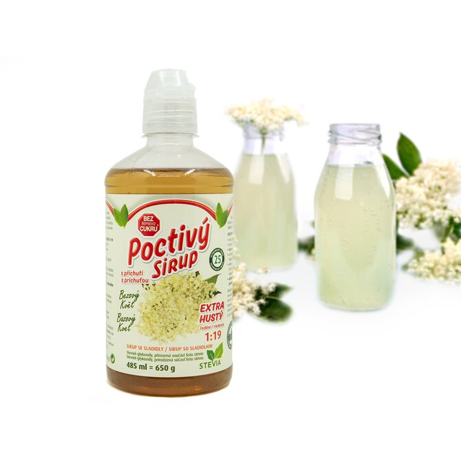 CukrStop Sirup Bezový Květ 650 g