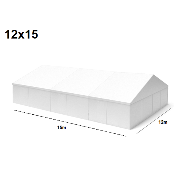 TENTino Velkokapacitní párty stan 12x15 m Stav stanu: NOVÝ