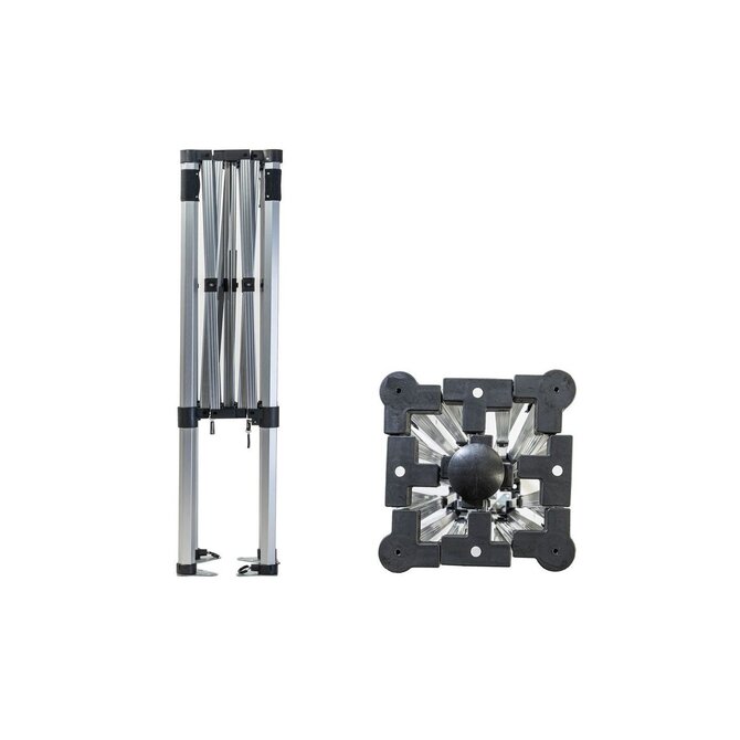 TENTino Konstrukce nůžkového párty stanu SMALL HEXAGON 2x2 m bez opláštění