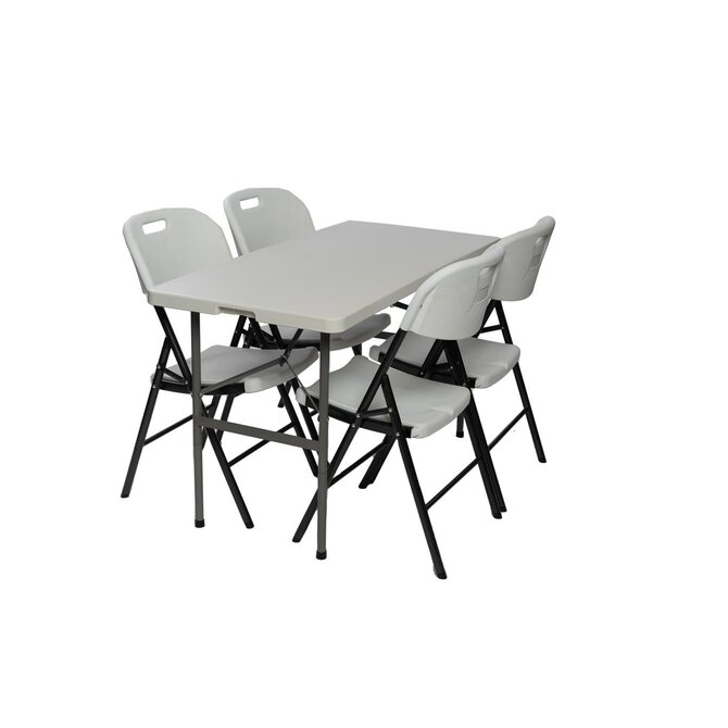 TENTino Zahradní set GARDEN - STŮL 122x60 PŮL + 4x ŽIDLE