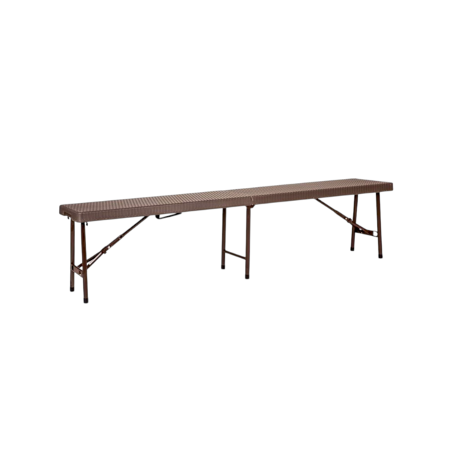 TENTino Plastová skládací lavice RATTAN 180 cm