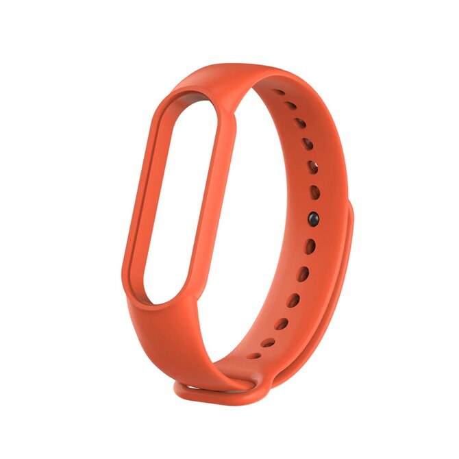 UNI Oranžový řemínek pro Xiaomi Mi Band 5 oranžová