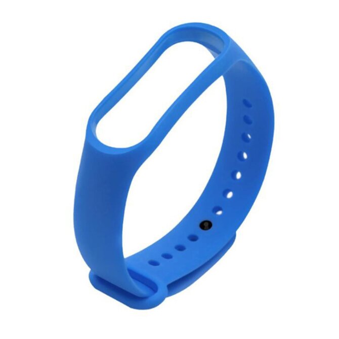 UNI Modrý řemínek pro Xiaomi Mi Band 3 a Xiaomi Mi Band 4 modrá
