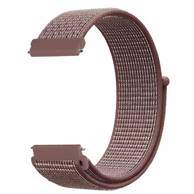 UNI Hnědý nylonový řemínek 20mm hnědá