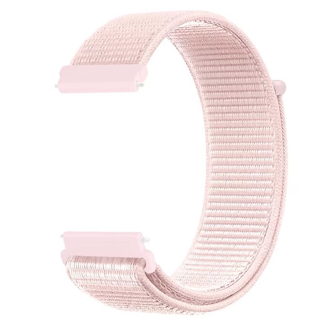 UNI Světle růžový nylonový řemínek 22mm růžová