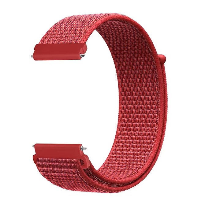 UNI Červený nylonový řemínek 22mm červená